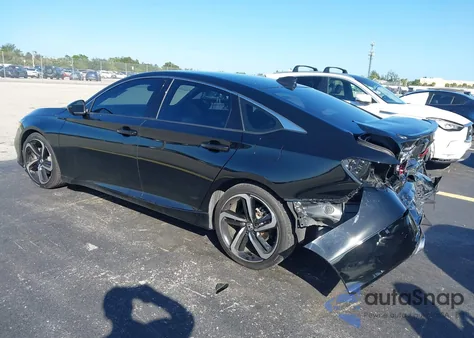 2021 Honda Accord Sport from USA, damaged, VIN 1HGCV1F3XMA022384
